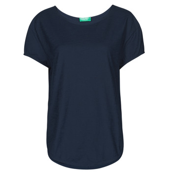 Clothing Women Short-sleeved t-shirts Benetton FOLLIA Blue