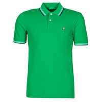 Clothing Men Short-sleeved polo shirts Benetton 3WG9J3181-108 Green