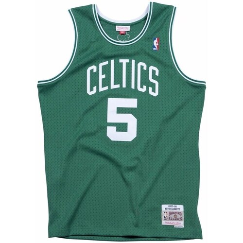 Clothing Men Short-sleeved t-shirts Mitchell And Ness Nba Boston Celtics Kevin Garnett Swingman Green