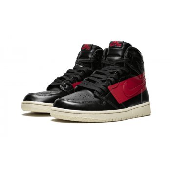 Shoes Hi top trainers Nike Air Jordan 1 High Couture Defiant Black/Gym Red-Muslin