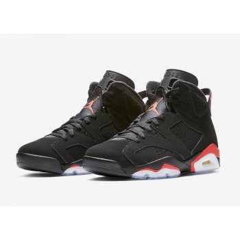 Shoes Hi top trainers Nike Air Jordan 6 Infrared Black/Infrared