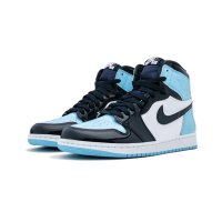 Shoes Hi top trainers Nike Air Jordan 1 High UNC Patent Leather Obsidian/Blue Chill-White