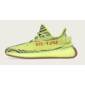 Shoes Low top trainers adidas Originals Yeezy Boost 350 V2 Semi Frozen Yellow Semi Frozen Yellow/Raw Steel-Red