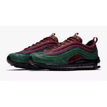 Shoes Low top trainers Nike Air Max 97 NRG Midnight Spruce  Team Red/Midnight Spruce