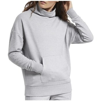 Clothing Women Sweaters Reebok Sport TE Textured Warm Coverup Grey