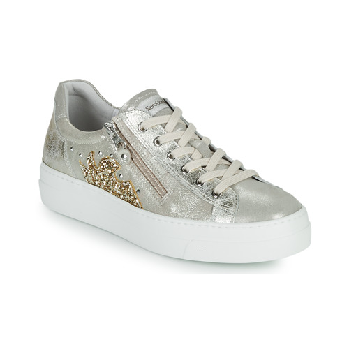 Shoes Women Low top trainers NeroGiardini EDDY Gold