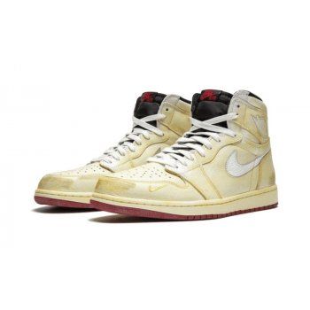 Shoes Hi top trainers Nike Air Jordan 1 High x Nigel Sylverster Sail/White-Varsity Red-Reflect Silver