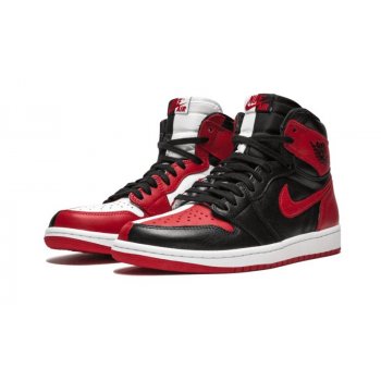Shoes Low top trainers Nike Air Jordan 1 Homage To Home Black/White-University Red