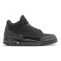 Shoes Low top trainers Nike Air Jordan 3 Black Cat Black/Black-Black