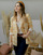 Clothing Women Jackets / Blazers Céleste ALIZE Yellow / White