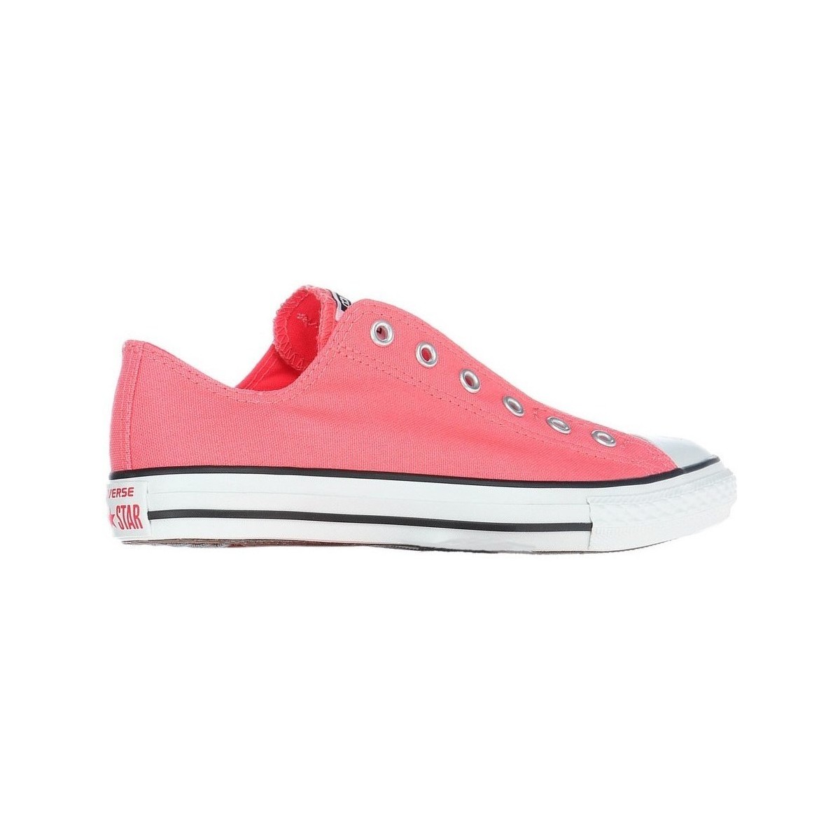Shoes Children Low top trainers Converse Chuck Taylor All Star Pink, White