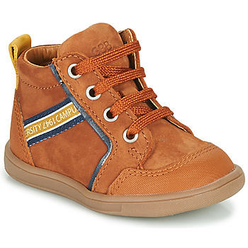 GBB  GERMAIN  boys's Children's Shoes (High-top Trainers) in Brown