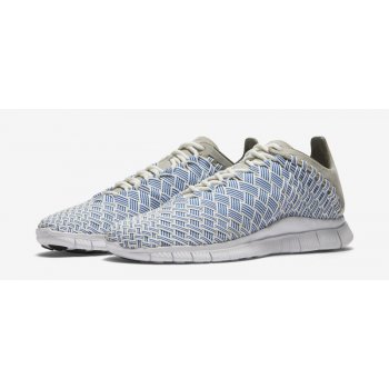 Shoes Low top trainers Nike Free Inneva Woven Granite Navy Fountain Blue/Summit White-Midnight Navy
