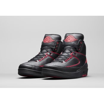 Shoes Hi top trainers Nike Air Jordan 2 Alternate 87 Black/Gym Red-Black