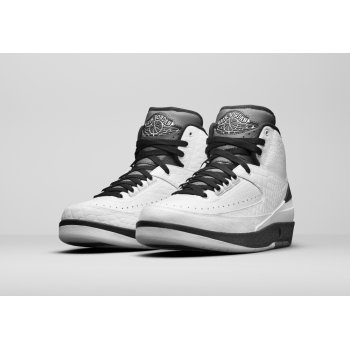 Shoes Hi top trainers Nike Air Jordan 2 Wing It White/Black-Cool Grey