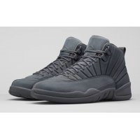 Shoes Hi top trainers Nike Air Jordan 12 PSNY Grey Dark Grey/Dark Grey-Black
