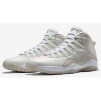 Shoes Hi top trainers Nike Air Jordan 10 x OVO White Summit White/Metallic Gold-White