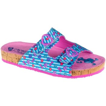 Shoes Children Flip flops Skechers Granola Blue, Pink
