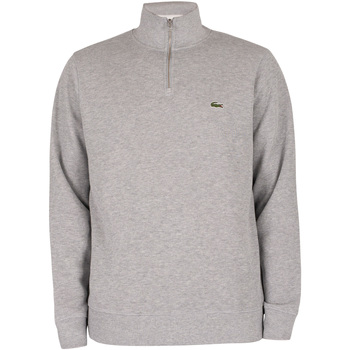 Lacoste  Zip Collar Sweatshirt  men's Sweatshirt in Grey