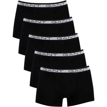 Underwear Men Boxer shorts Gant 5 Pack Basic Trunks black