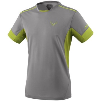 Clothing Men Short-sleeved t-shirts Dynafit Vertical 2 M SS Celadon, Grey