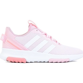 Shoes Children Low top trainers adidas Originals Racer TR 2O K White, Pink