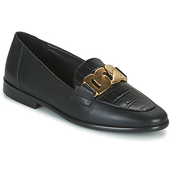 Shoes Women Loafers JB Martin CAPTIVE Veal / Black