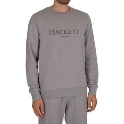 Clothing Men Sweaters Hackett Crew Sweatshirt grey