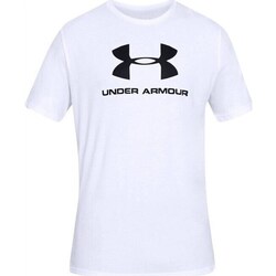 Clothing Men Short-sleeved t-shirts Under Armour Sportstyle Logo Tee White