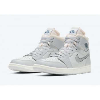 Shoes Hi top trainers Nike Air Jordan 1 Zoom Confort London Photon Dust/Light Smoke Grey-Grey Fog