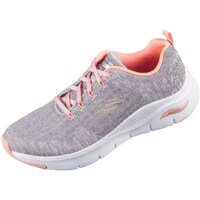 Shoes Women Low top trainers Skechers Arch Fit Comfy Wave Grey