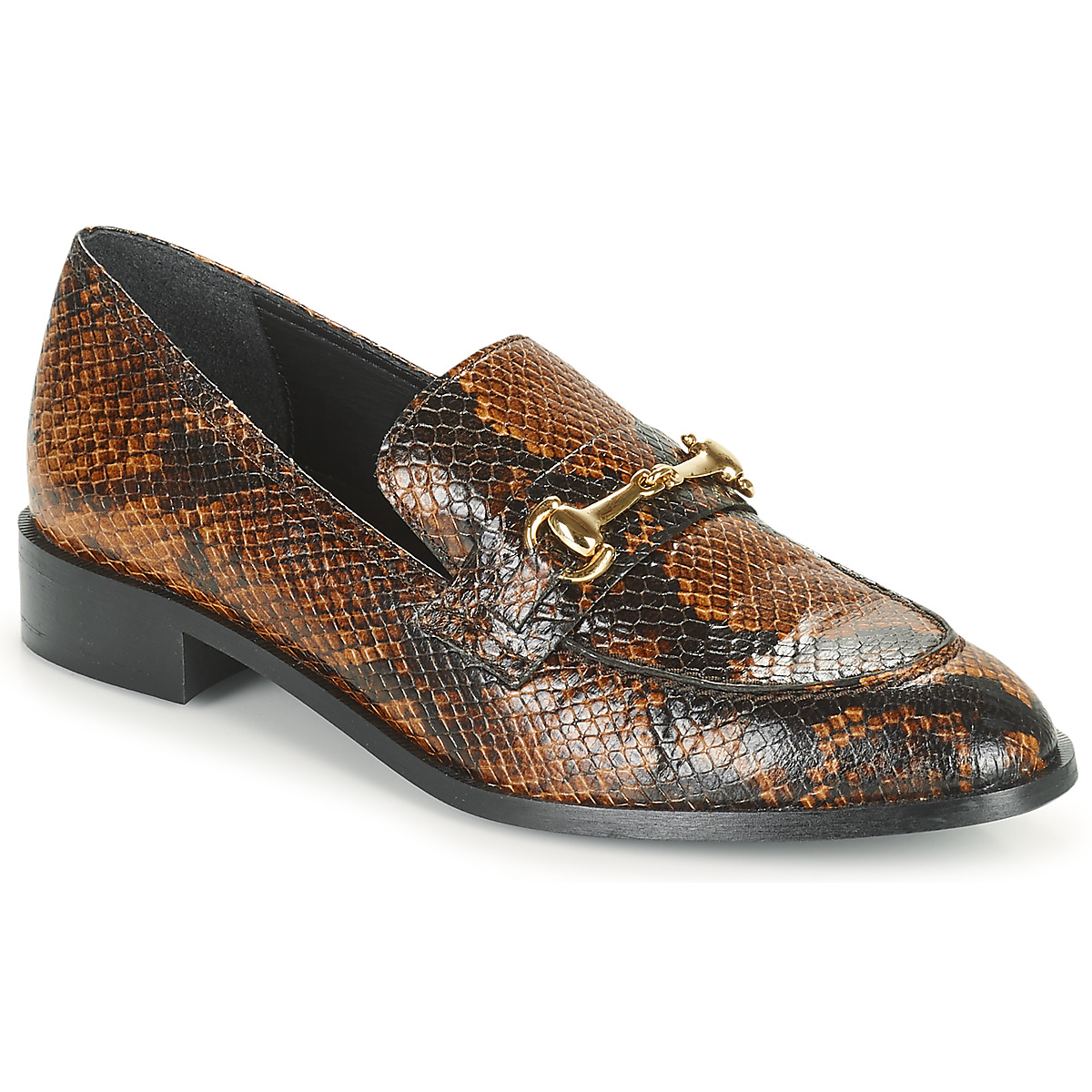 Shoes Women Loafers JB Martin AMICALE Veal / Python