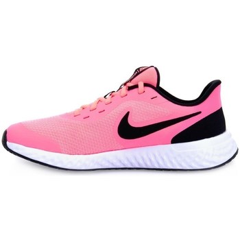 Nike Revolution 5 GS White, Black, Pink