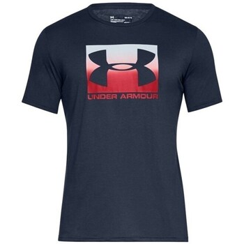 Clothing Men Short-sleeved t-shirts Under Armour Boxed Sportstyle Red, White, Navy blue