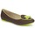 Shoes Women Flat shoes Etro BALLERINE 3738 Brown / Green