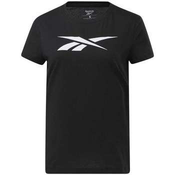 Clothing Women Short-sleeved t-shirts Reebok Sport TE Graphic Vector Black