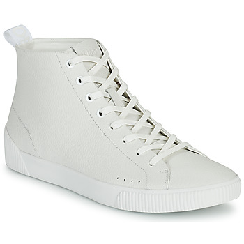 HUGO  ZERO HITO  men's Shoes (High-top Trainers) in White. Sizes available:6.5,7.5,8,9,9.5,10.5,11