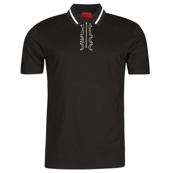 Clothing Men Short-sleeved polo shirts HUGO DOLMAR Black / White