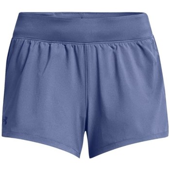 Clothing Women Cropped trousers Under Armour Launch SW 3 Short Blue
