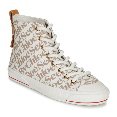 Shoes Women Hi top trainers See by Chloé ARYANA Beige