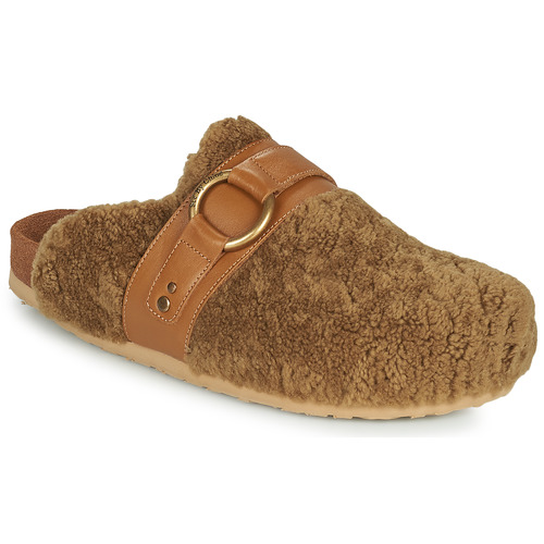 Shoes Women Mules See by Chloé GEMA Camel