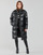 Clothing Women Duffel coats MICHAEL Michael Kors LONG FAUX LTHR PUFFER Black
