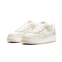 Shoes Low top trainers Nike Air Force 1 Low Popcorn Coconut Milk/White-University Red