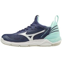 Shoes Women Running shoes Mizuno Wave Luminous W Navy blue, Turquoise