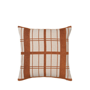 Home Cushions covers Broste Copenhagen CHEQUER Caramel