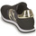 Shoes Women Low top trainers Armani Exchange HALOISE Black / Gold