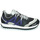 Shoes Men Low top trainers Emporio Armani BOLINNA Black / White / Blue