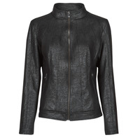 Clothing Women Leather jackets / Imitation leather Desigual COMARUGA Black