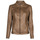 Clothing Women Leather jackets / Imitation leather Desigual COMARUGA Brown