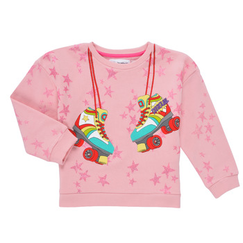 Clothing Girl Sweaters Desigual MARGARA Pink